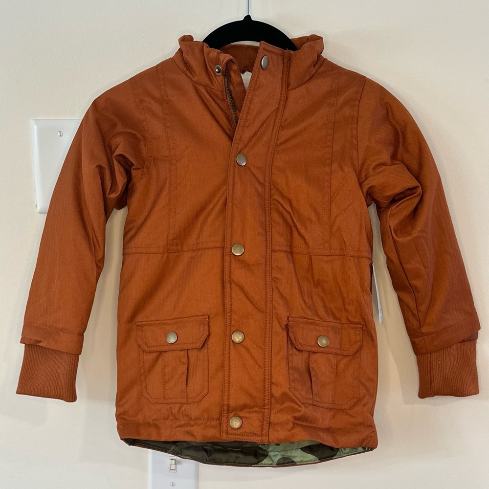 Okie Dokie Toddler Boys Hooded Midweight Parka  NWT Size 2T